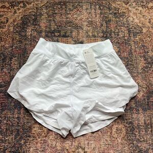 CRZ YOGA White Running Shorts